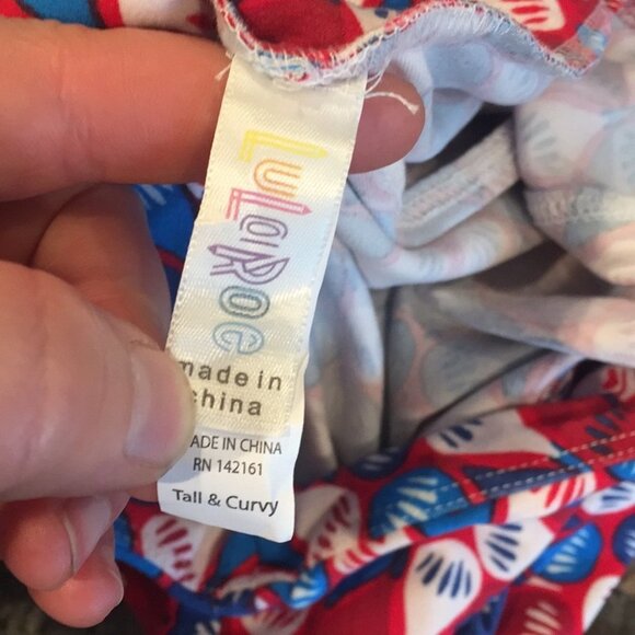 TC NWOT LuLaRoe Leggings EE21 2435 - Picture 3 of 3